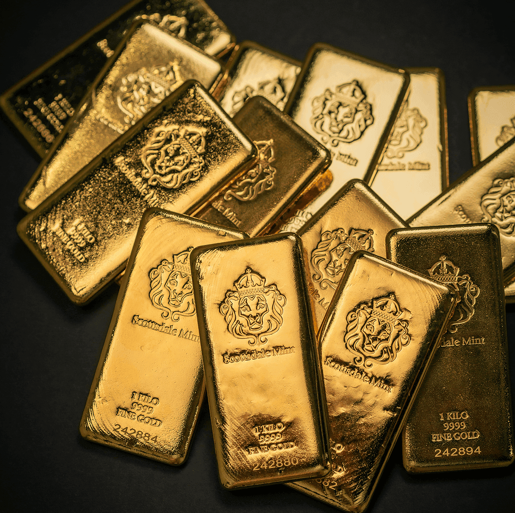 Alternative finance and gold investment visualization