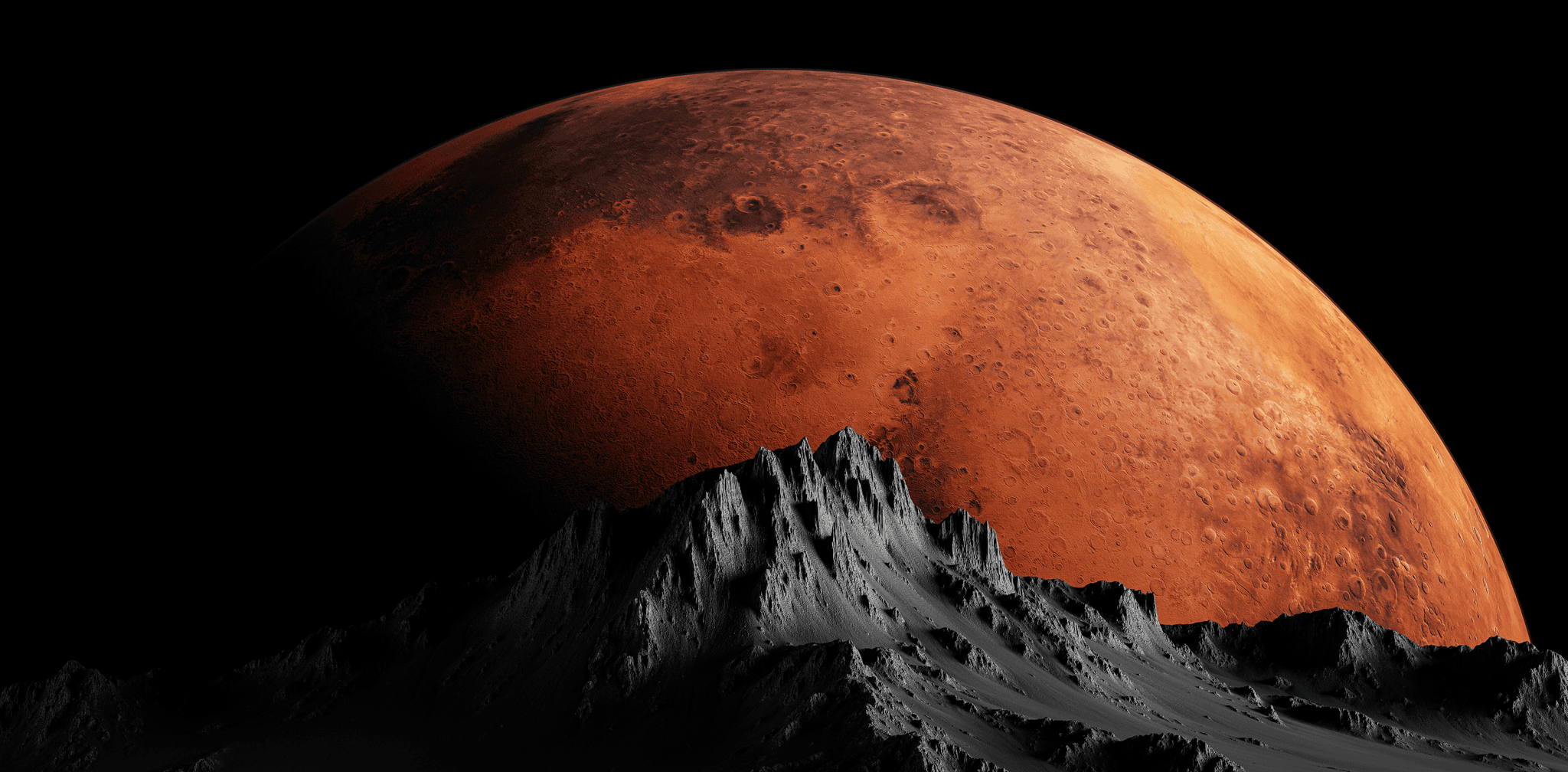 Extra-terrestrial resource exploration and space mining visualization